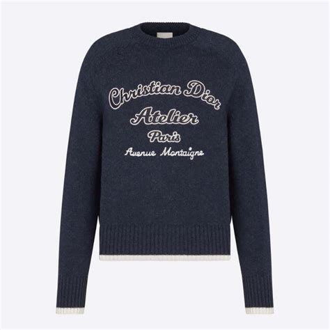 christian dior womens sweatshirt|Christian Dior atelier sweater.